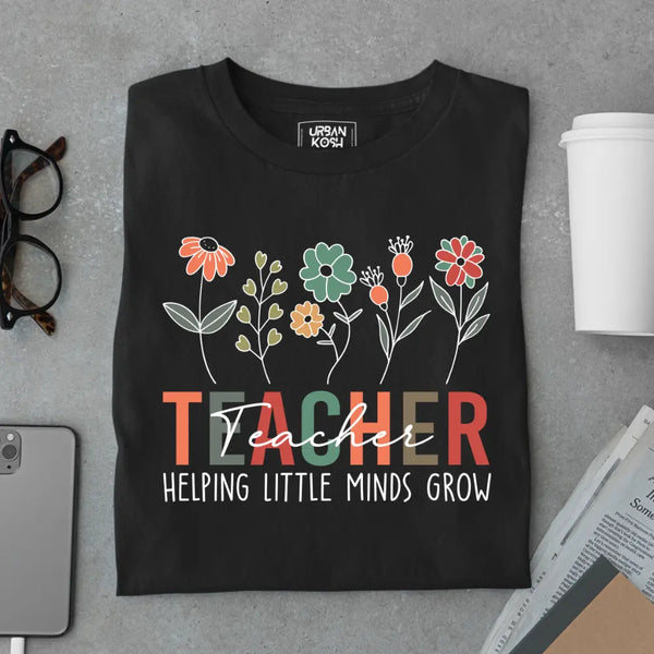 Teacher Helping Little Minds - Exclusive Premium T-shirt for Teachers