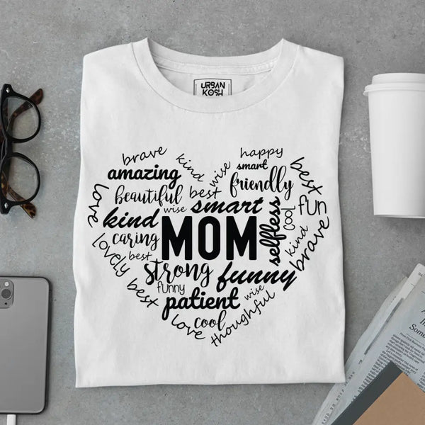 Beautiful Wise Smart Mom - Mother's Day Special Premium T-Shirt