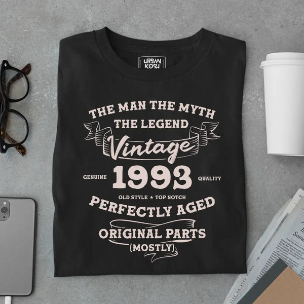 The Man The Myth The Legend Vintage 1993 Exclusive Premium T-Shirt