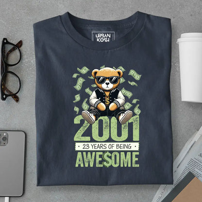 Teddy 2001, 23 Years of Being Awesome T-Shirt