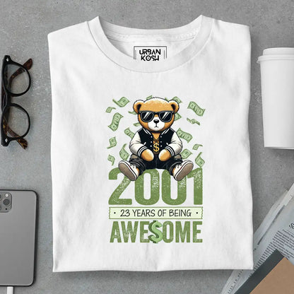 Teddy 2001, 23 Years of Being Awesome T-Shirt