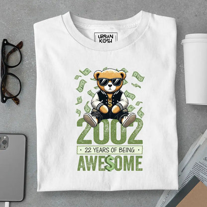 Teddy 2002, 22 Years of Being Awesome T-Shirt