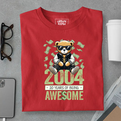 Teddy 2004, 20 Years of Being Awesome T-Shirt