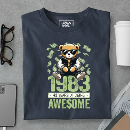 Teddy 1983, 41 Years of Being Awesome T-Shirt