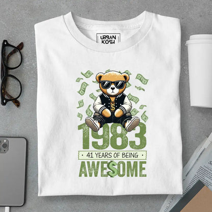 Teddy 1983, 41 Years of Being Awesome T-Shirt