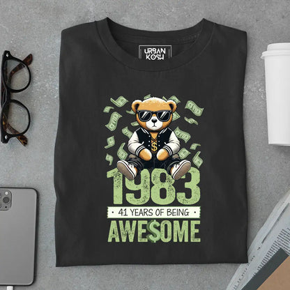 Teddy 1983, 41 Years of Being Awesome T-Shirt