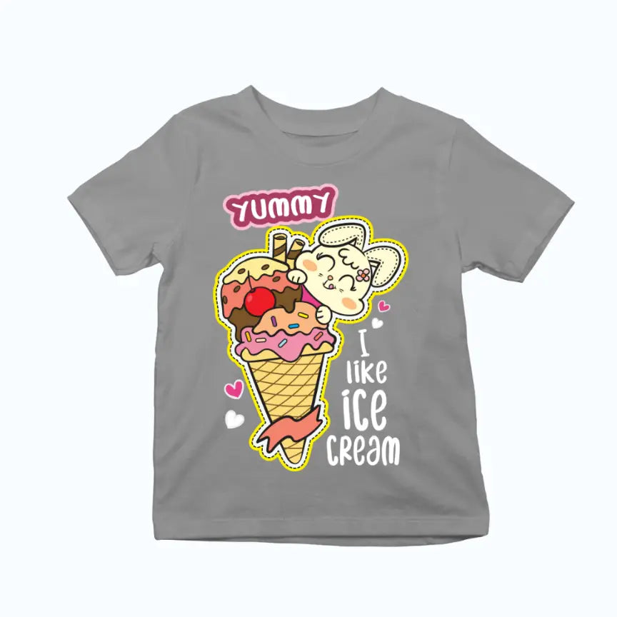 Bunny Yummy Ice Cream Exclusive T-shirt for Kids