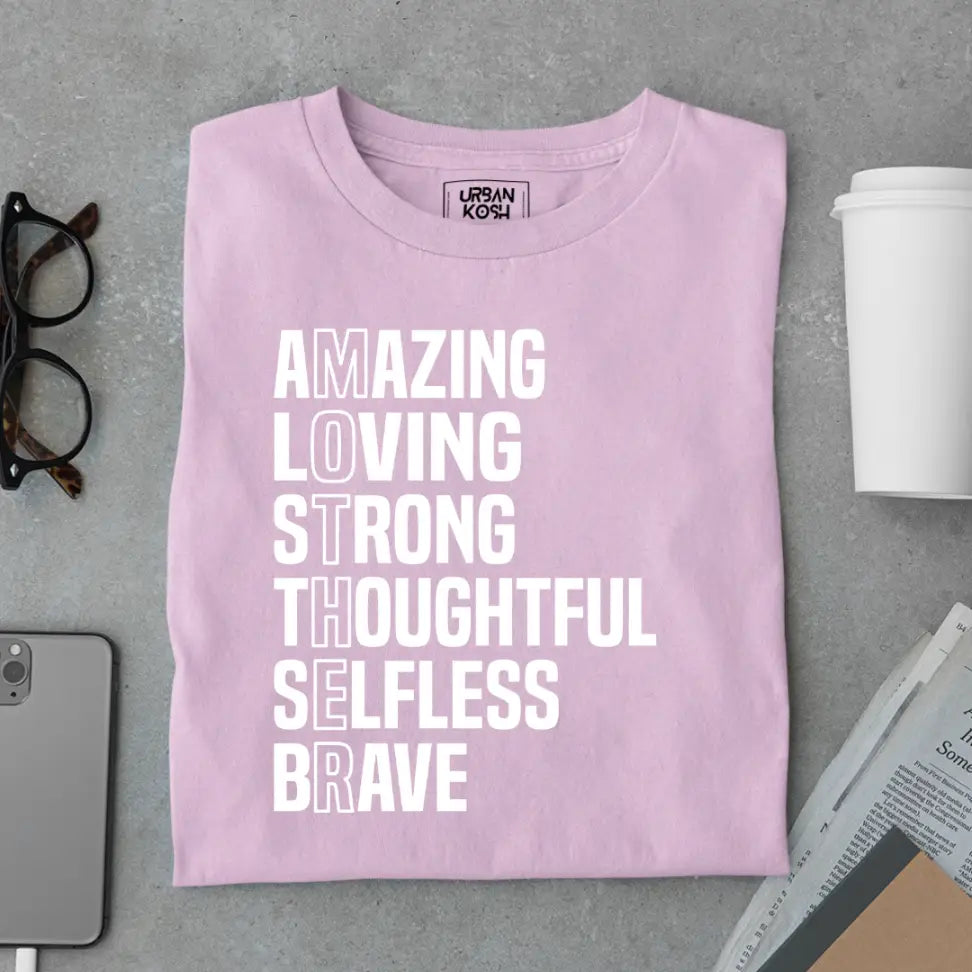 Amazing Loving Strong Mom - Mother's Day Special Premium T-Shirt