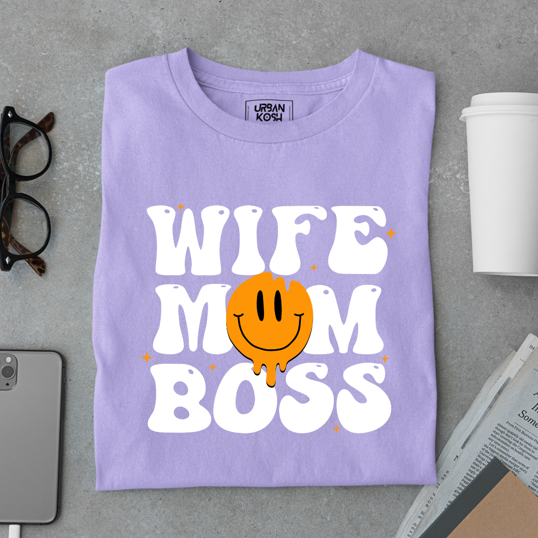 Wife Mom Boss T Shirt