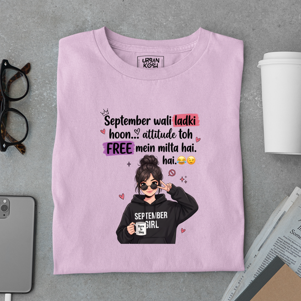 September Wali Ladki Graphic T-Shirt