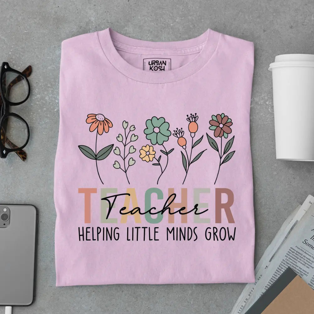 Teacher Helping Little Minds - Exclusive Premium T-shirt for Teachers