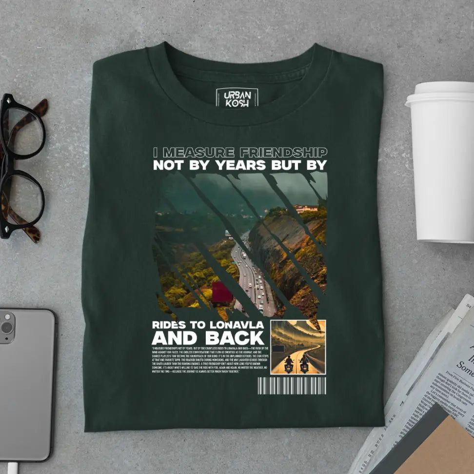 "Rides to Lonavla and Back" Premium Wanderlust T-Shirt