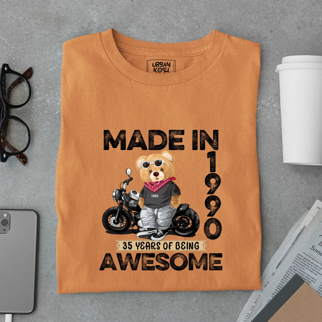 35 Years of Being Awesome | 1990 Premium Unisex T-Shirt