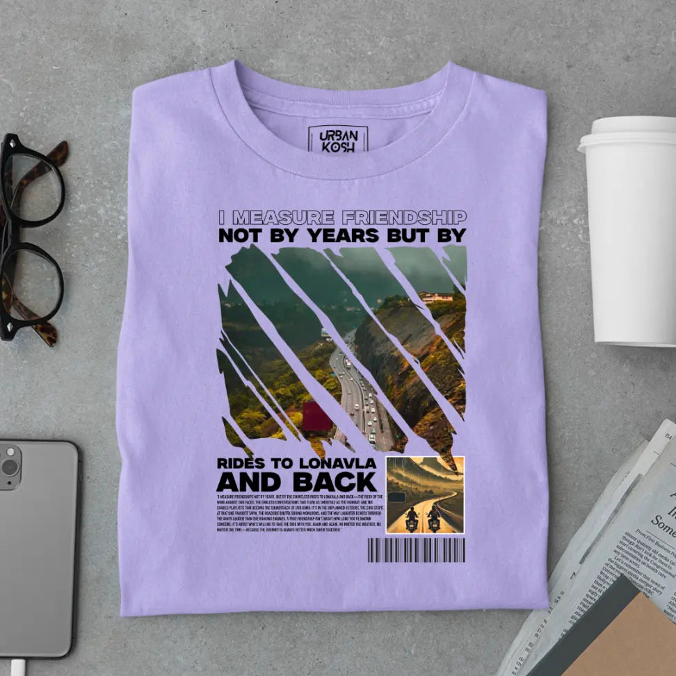 "Rides to Lonavla and Back" Premium Wanderlust T-Shirt