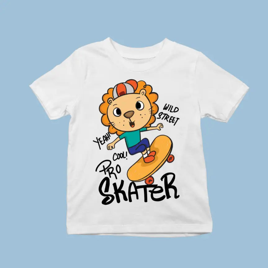 Pro Skater Lion Exclusive T-shirt for Kids