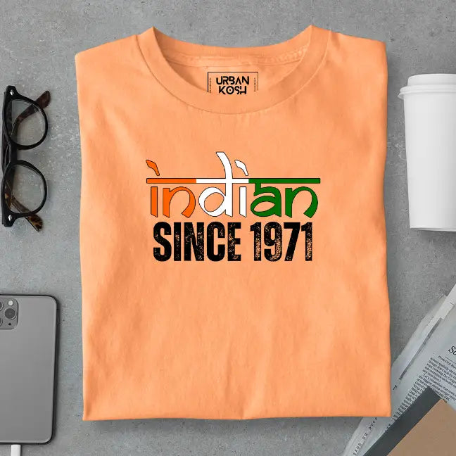Indian Since 1971 Republic Day Special Premium Unisex Birthday T-shirt