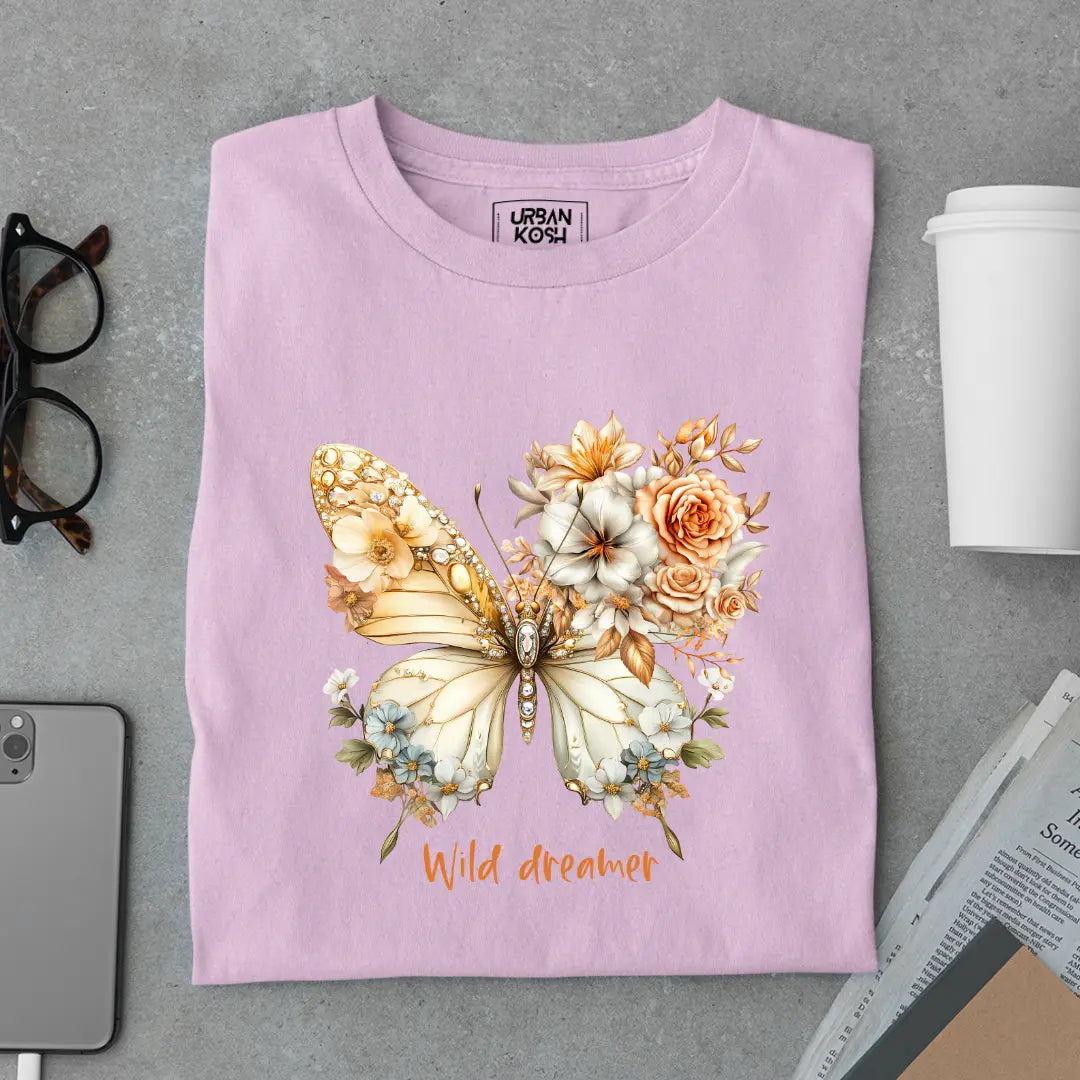 Wild Dreamer Premium Butterfly T-Shirt for Women