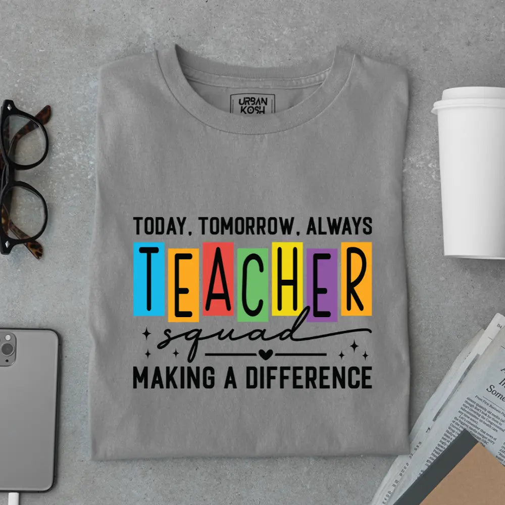 Teacher Squad Making a Difference - Exclusive Premium T-shirt for Teachers