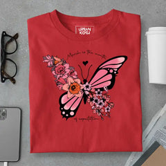 Butterfly of March Exclusive Premium Birthday T-Shirt for Women