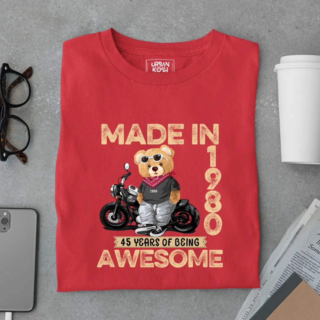 45 Years of Being Awesome | 1980 Premium Unisex T-Shirt