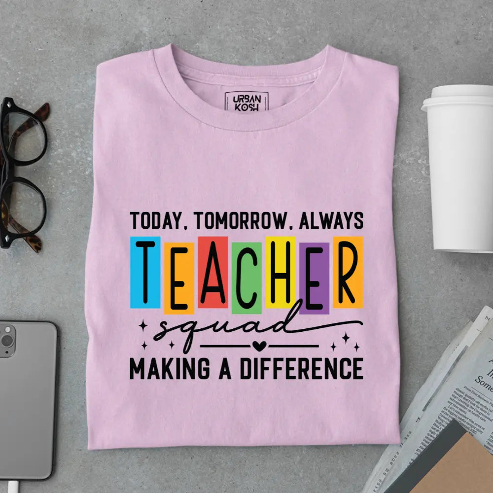 Teacher Squad Making a Difference - Exclusive Premium T-shirt for Teachers