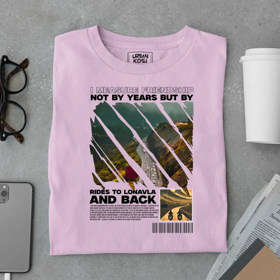 "Rides to Lonavla and Back" Premium Wanderlust T-Shirt