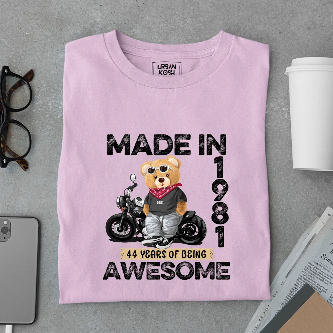 44 Years of Being Awesome | 1981 Premium Unisex T-Shirt