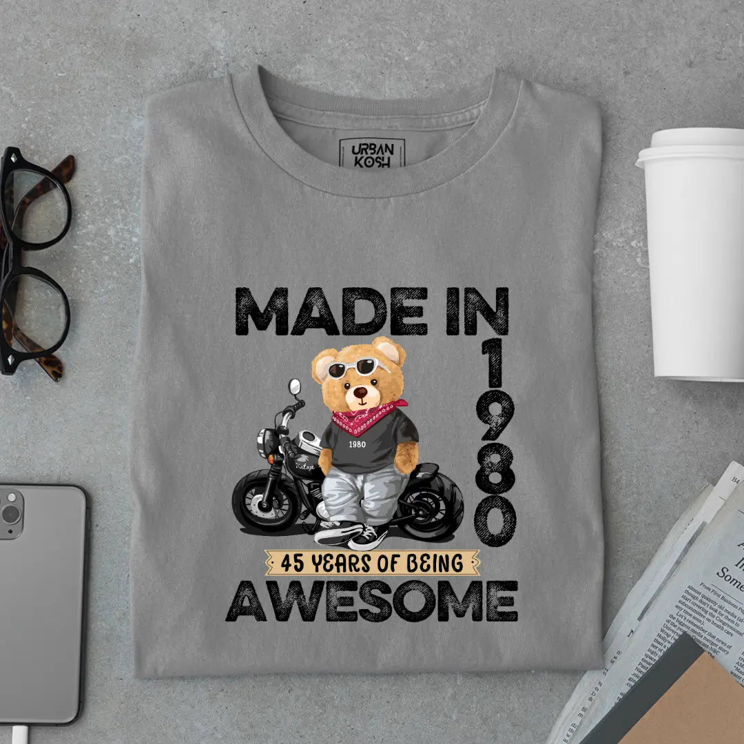 45 Years of Being Awesome | 1980 Premium Unisex T-Shirt