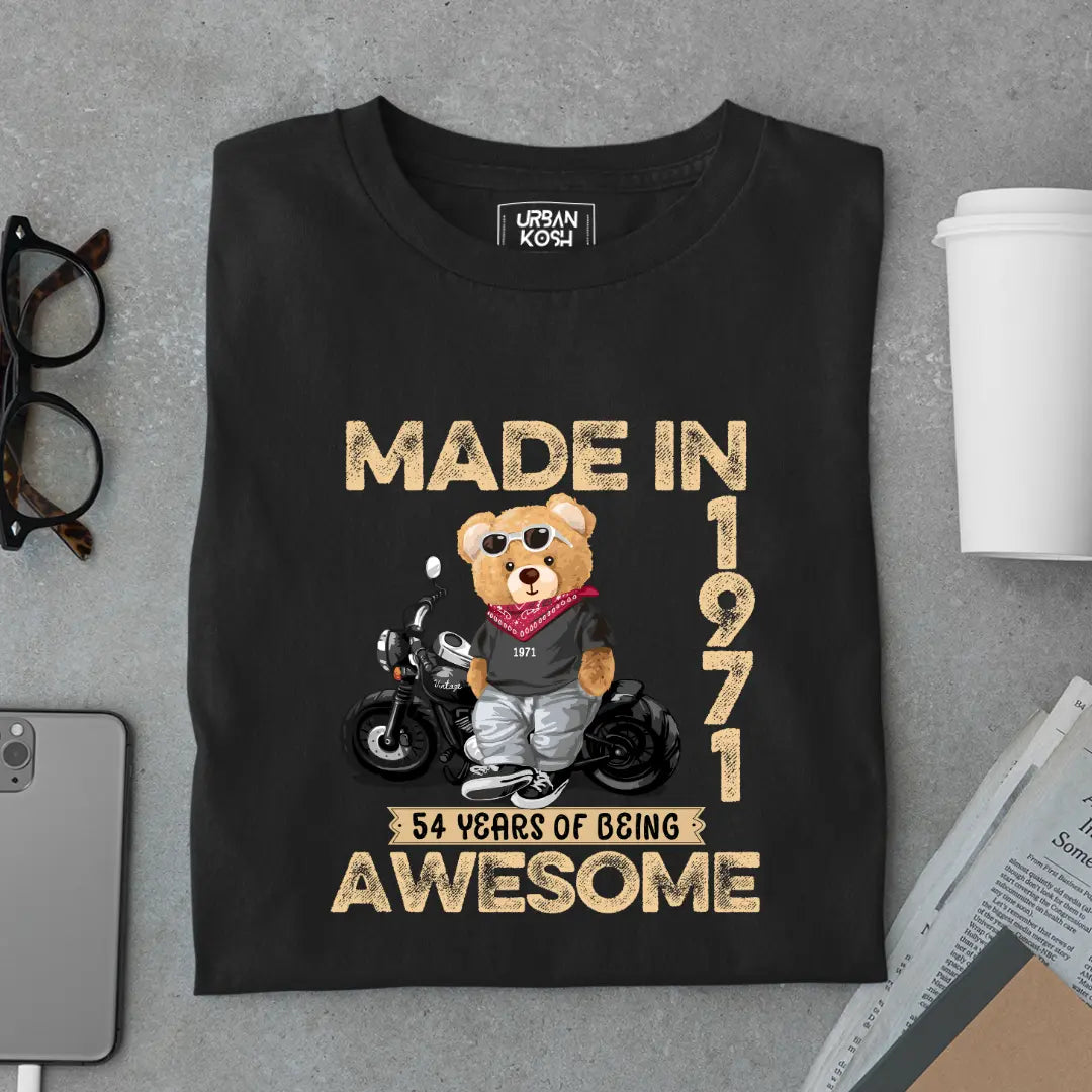 54 Years of Being Awesome | 1971 Premium Unisex T-Shirt