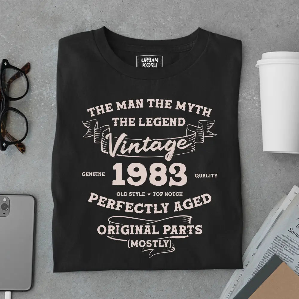 The Man The Myth The Legend Vintage 1983 Exclusive Premium T-Shirt