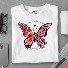 Butterfly of March Exclusive Premium Birthday T-Shirt for Women