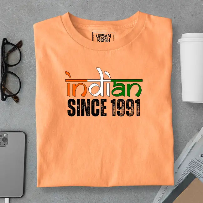 Indian Since 1991 Republic Day Special Premium Unisex Birthday T-shirt