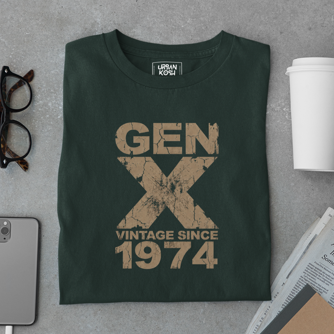 Gen X Vintage Since 1974 T-Shirt