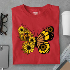 Butterfly of April Exclusive Premium Birthday T-Shirt for Women