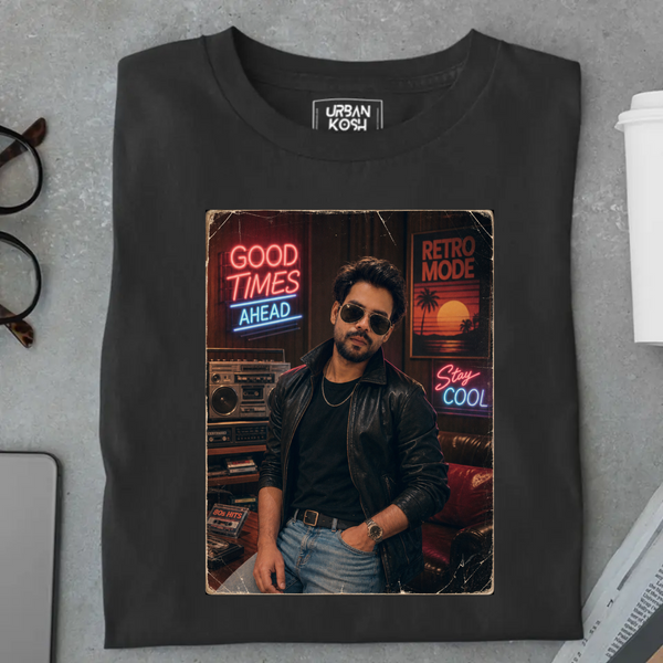 [Personalised] Back to the 80s – Personalized Photo Premium Unisex T-Shirt