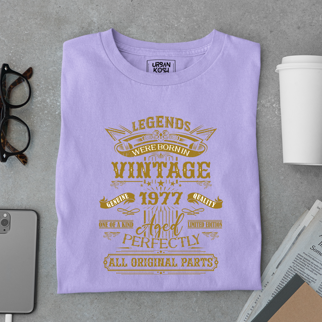 Legends Were Born in Vintage 1977 Premium Unisex T-Shirt