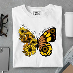 Butterfly of April Exclusive Premium Birthday T-Shirt for Women