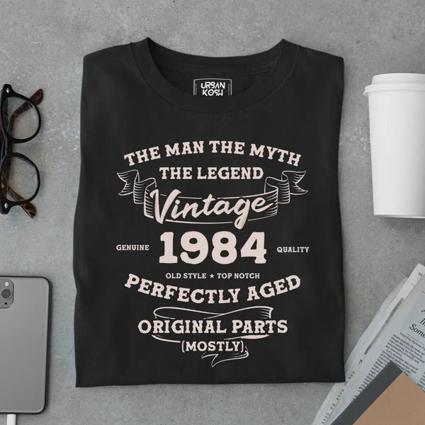 The Man The Myth The Legend Vintage 1984 Exclusive Premium T-Shirt