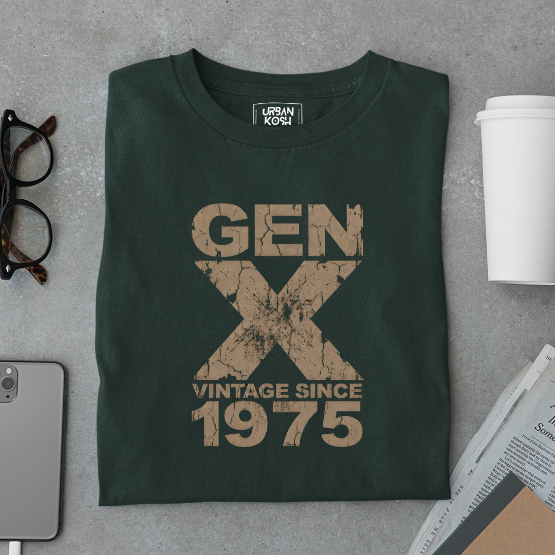 Gen X Vintage Since 1975 T-Shirt