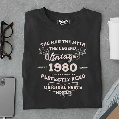 The Man The Myth The Legend Vintage 1980 T-Shirt