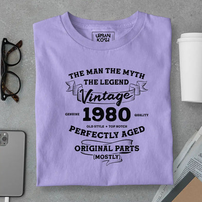 The Man The Myth The Legend Vintage 1980 T-Shirt