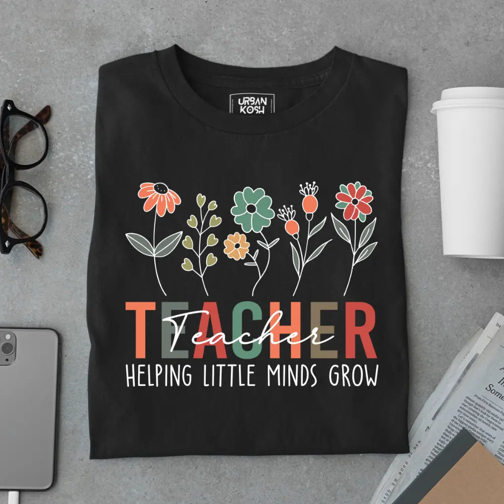 Teacher Helping Little Minds - Exclusive Premium T-shirt for Teachers