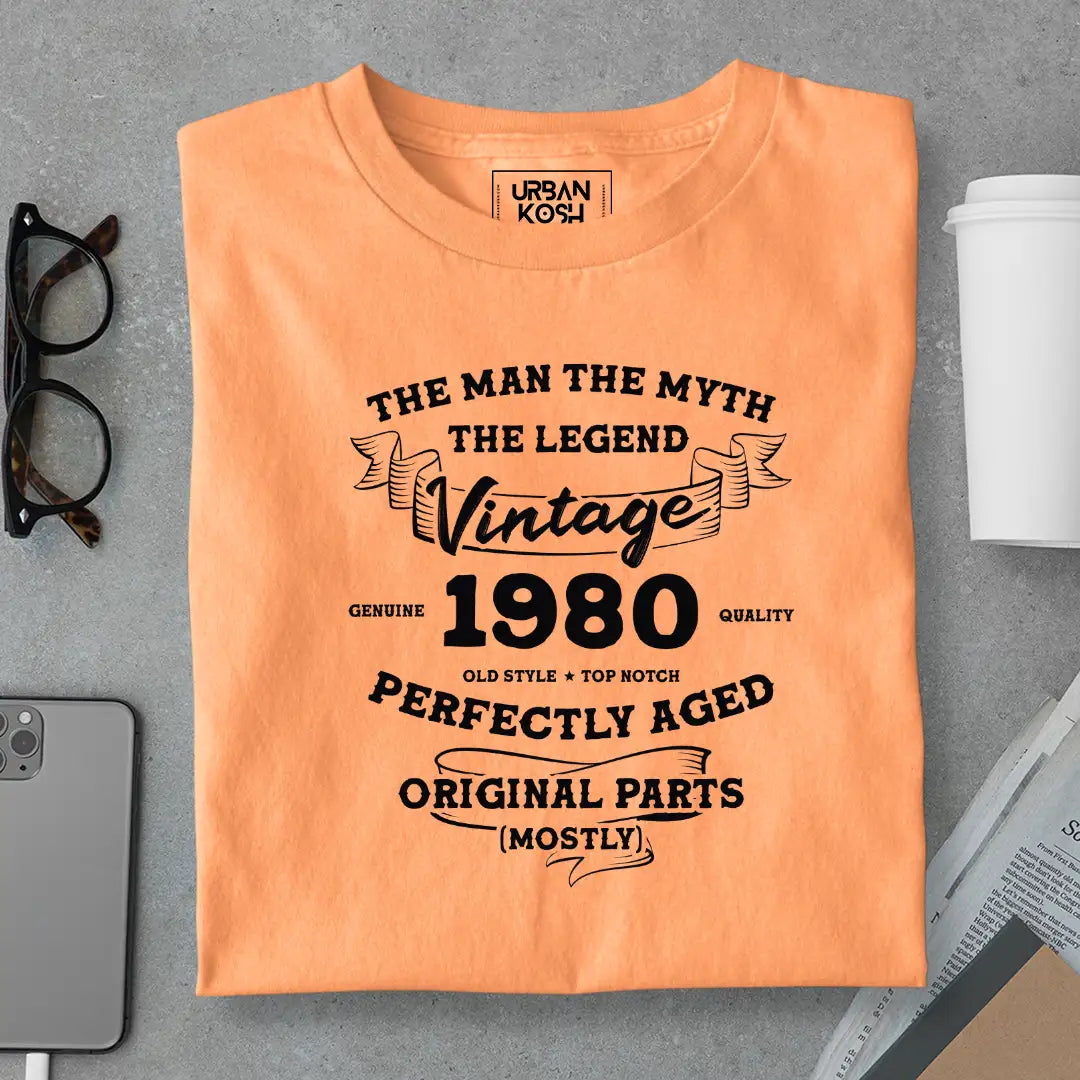 The Man The Myth The Legend Vintage 1980 T-Shirt