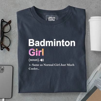 Badminton Girl T-Shirt