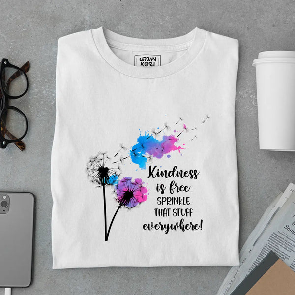 Kindness Is Free Sprinkle That Stuff Everywhere Premium Butterfly T-Shirt for Women