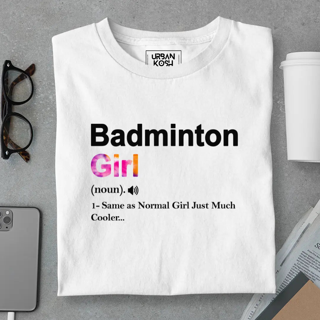 Badminton Girl T-Shirt