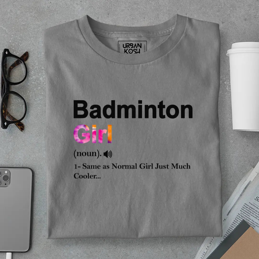 Badminton Girl T-Shirt