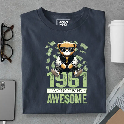 Teddy 1961, 63 Years of Being Awesome T-Shirt