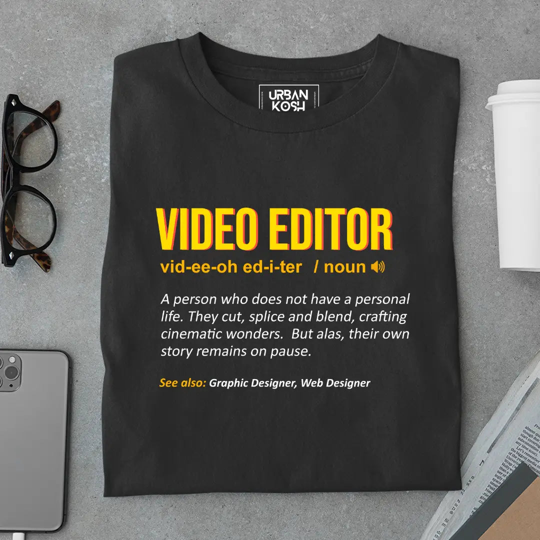 Video Editor Limited Edition T-Shirt