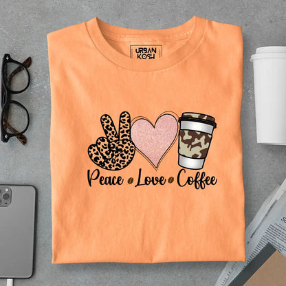 Peace Love Coffee T-Shirt